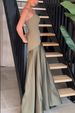K New Sexy Strapless Sleeveless Patchwork Solid Color Dress_ecoleips.com