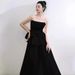 Women's Clothing Top Light Wedding Dress Bride Simple Niche Satin Temperament Out Of The Gauze Forest Bow Engagement Dress Skirt_ecoleips.com