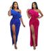 Women's Clothing Evening Dress Banquet Sequin High Slit Long Skirt_ecoleips.com