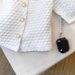 Women's Classic Notch Collar Short Sleeve Shirt Breathable Office Blouse Button Detail Summer Top_ecoleips.com
