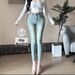 Vintage Beauty Korean Style Slim Waist Jeans for Women High Waist Elastic Comfortable Denim Full Hips Trendy Versatile Instagram Ready_ecoleips.com