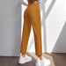 AC833 New Spring/Autumn Straight-Leg 2025 Fall/Winter High-Waisted Slim-Fit Versatile Narrow-Cut Casual Pants For Petite_ecoleips.com