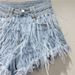 Women's Clothing New Heavy Diamond Ostrich Feather Design Slim Tassel Fashionable Versatile Denim Shorts_ecoleips.com