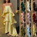Women's Satin Camisole Layered Cake Dress Casual Loose Fitting Spring Summer Style Vacation Dress_ecoleips.com
