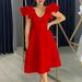 Women's Ruffle High-Waist A-Line Skirt New Style Banquet Party Dress_ecoleips.com