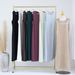 Women's Clothing Loriya Solid Color Layering Dress – Stretch Polyester Slip Dress (S-XL) – Dubai Modest Wear Essential_ecoleips.com