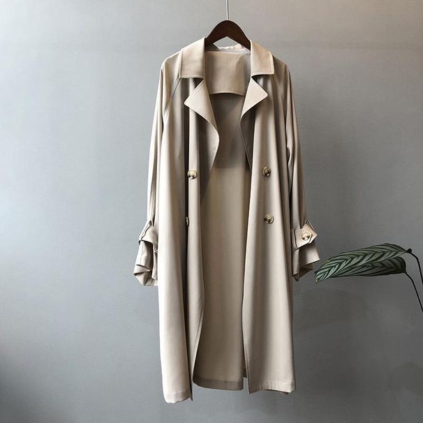 Windbreaker For Women, Medium Length, Small Stature, Spring And Autumn New French Temperament, Plus Size, British_ecoleips.com