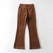 Aria Basics European And American Retro High-waisted Corduroy Flared Pants, Early Autumn Stretch Slim-fit Leg-lengthening Street_ecoleips.com