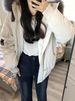 girl American Retro Workwear Parka Jacket Women's Winter 2025 New Super Stylish Large Fur Collar Cotton Coat_ecoleips.com