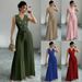 Women's Clothing Matronly Style Pleated Jumpsuit With Bow Tie Waist Fitted Suit Collar Fashion_ecoleips.com