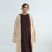 Voya Women's Long Ice Silk Crepe Kimono - Breathable Flowy Open Front Robe - Modest Summer Beach Cover Up & Casual Overcoat_ecoleips.com