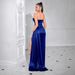 Women's Clothing Dress Women's Summer High End Long Skirt Velvet Tube Top Sexy Party Evening Dress_ecoleips.com