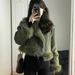 Suede-Like Faux Shearling Jacket – Oversized Zip-Up Coat (Luxury Winter Outerwear, Stand Collar, Thickened Boho Chic Style)_ecoleips.com