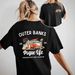 Women's Casual Round Neck Short Sleeve T-Shirt Multi-Color Style Fashionable Sports Top Solid Printed Loose Fit_ecoleips.com
