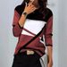 European And American Cross-border Women's Clothing Supports Various Platforms With New Color-blocking Printed_ecoleips.com