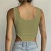 European And American Cross-border 2023 Summer New Women's Clothing Sexy Slim-fit Pure Cotton Ribbed U-neck Tank Top_ecoleips.com