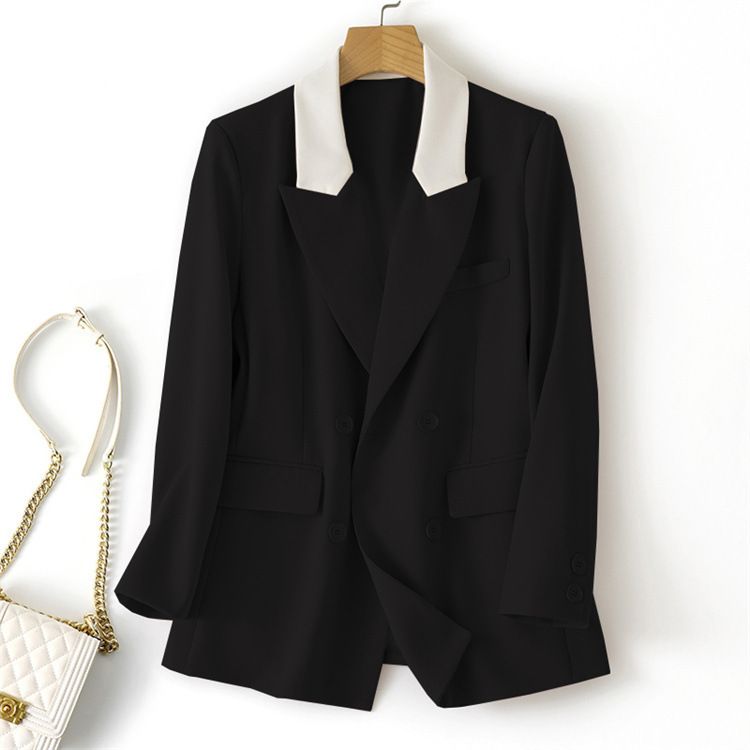 Women's Clothing Casual Suit Jacket Spring And Autumn Loose Version Temperament Commuting Net Red Pink Small Suit_ecoleips.com