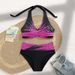 Women's Clothing Split Triangle Conservative Swimming Hot Spring Sports Leisure Slim High Waist Bikini_ecoleips.com