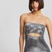 Glitter Strapless Bodycon Dress For Women - Sexy Clubwear With Slim Fit, Sparkling Sequins, And Comfortable Stretch Fabric_ecoleips.com