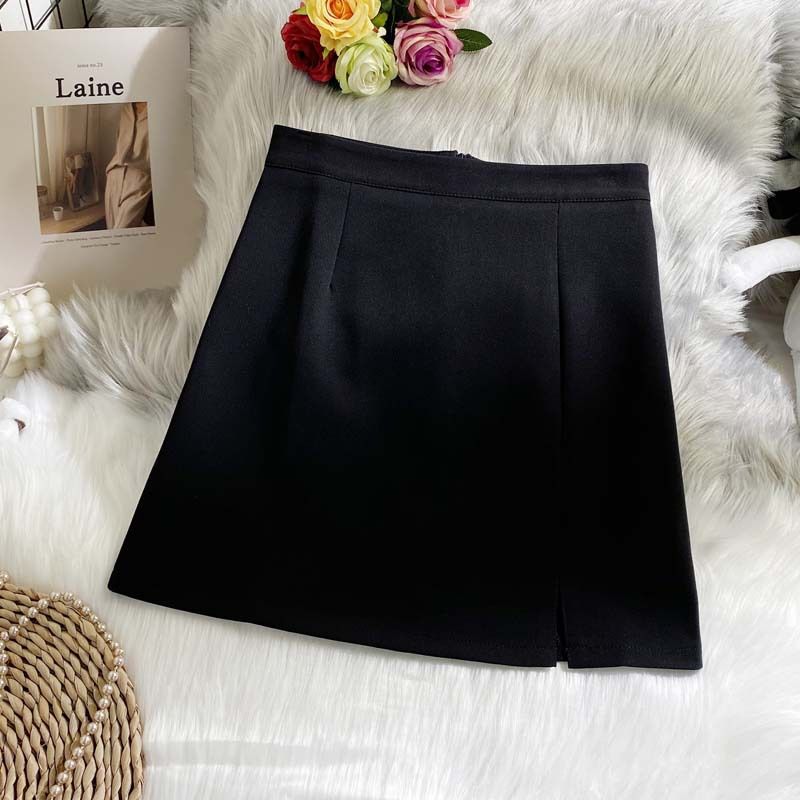 ng2510292 Dongdaemun Korean Style Women's Bodycon Short Suit Half Skirt 2585 Slimming Slit Design_ecoleips.com