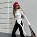 Aria Basics Aria Basics TMBP-1052 European American Women's Clothing, Spring Autumn Solid Color Round-neck Ruffled Long-sleeve T-shirt Top, Slim_ecoleips.com