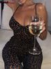 Weird Puss Leopard Print Sexy Skinny Women Jumpsuit Sleeveless Backless Fit Workout Activewear Party Nightclub Stretch Outfits_ecoleips.com
