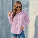 K Plus-size Women's Loose-fitting Casual Top. No Accessories_ecoleips.com