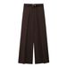 Street Chic Side-Slit Vest & Pleated Lounge Pants Set – Breathable Polyester, 3D Graphic, Trendy Two-Piece Outfit_ecoleips.com