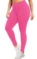 European And American High-waisted Tummy Control Leggings, Women's 1XL-5XL Soft Nude-feel Plus-size Yoga Pants_ecoleips.com