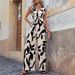 Women's Sleeveless High-Waisted Wide-Leg Jumpsuit Spring/Summer Printed_ecoleips.com