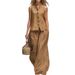 Effortless Cotton Linen Lounge Set – V-Neck Vest & Wide-Leg Pants (Wine Red/Black/Navy/Beige) | Breathable Two-Piece Outfit For Summer_ecoleips.com