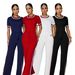 Women's Trendy Patchwork Ribbed Color Block Two Piece Set TW825 Spring Summer Fashion Loose Casual_ecoleips.com