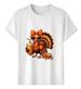 Women's T-Shirts Tshirt Muscle Freaks Thanksgiving Turkey Estilo Cute Fall_ecoleips.com