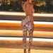 Summer Women's Backless Halter Neck Slimming Jumpsuit Print Romper European American Style Fashion Sexy Hot Girl Clothing_ecoleips.com