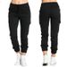Aria Basics 2024 European And American Cross-Border Work Wear Casual Elastic Waist Drawstring Side Pocket Women's Long_ecoleips.com