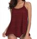 Verve Plus Size Women's Swimsuit With Straps, Wireless, Low Waist Bikini Two-Piece Set_ecoleips.com