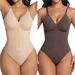 Cross-border Bestseller European And American V-neck Strap Zipper T-back Tight-fitting Shapewear Waist-slimming Seamless_ecoleips.com