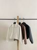 Aria Basics DAIHE Spring New Casual Lapel Wide Shoulder Solid Color Versatile Shirt Style Short Jacket Coat H8397_ecoleips.com