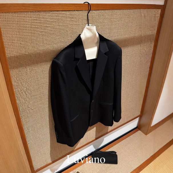 Shenzhen Nanyou 2025 Autumn/Winter New Collection ROW Style Wool Classic Basic Notched Lapel Casual Blazer_ecoleips.com