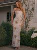 Mozision Vintage Print Sexy Maxi Dress Women Gown Summer Off-shoulder Sleeveless Backless Bodycon Club Party Long Dress Elegant_ecoleips.com