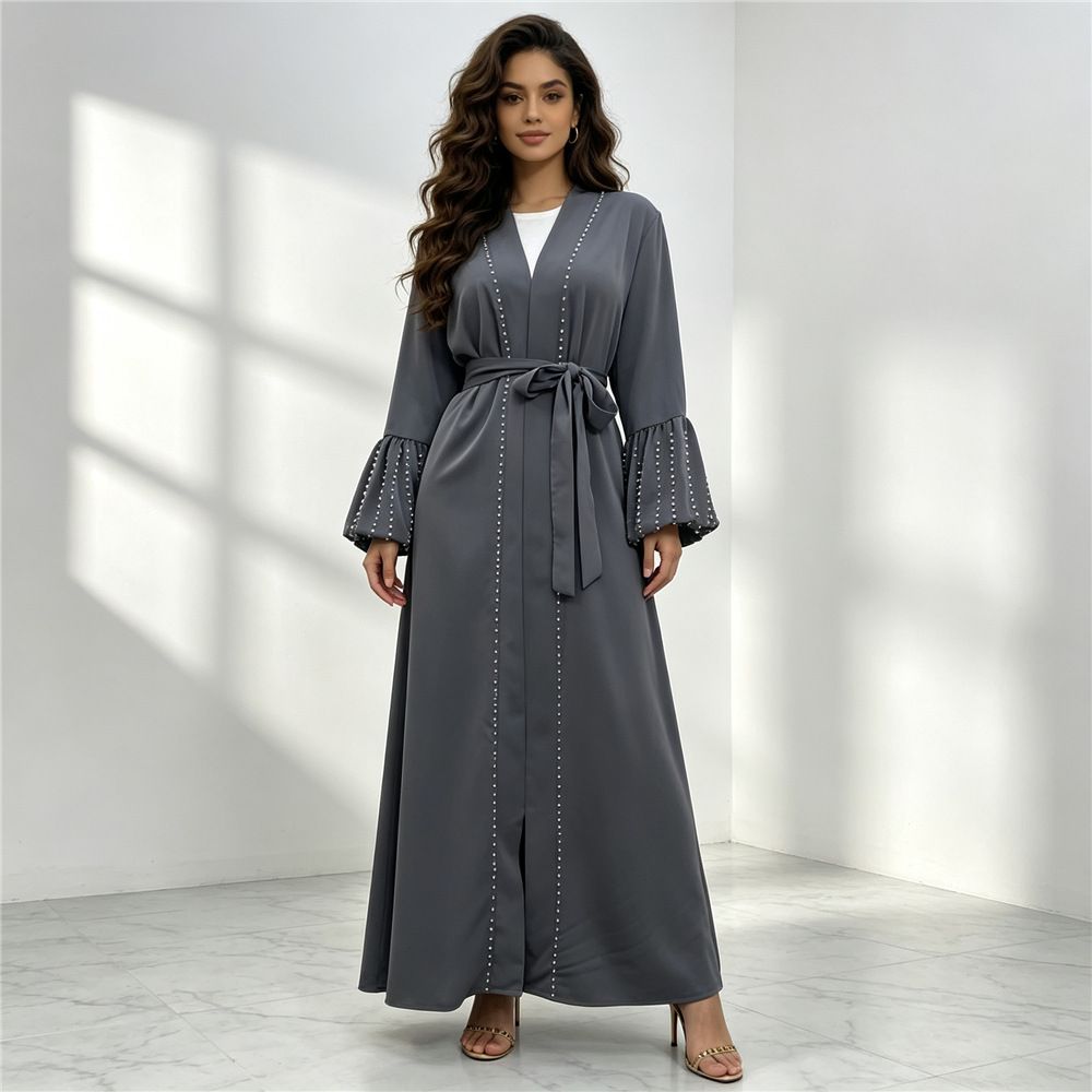 Abaya Ramadan Dubai Robe Femme Musulmane Turkey Kaftan Islamic Clothing Muslim For Women Kimono Caftan Cardigan_ecoleips.com