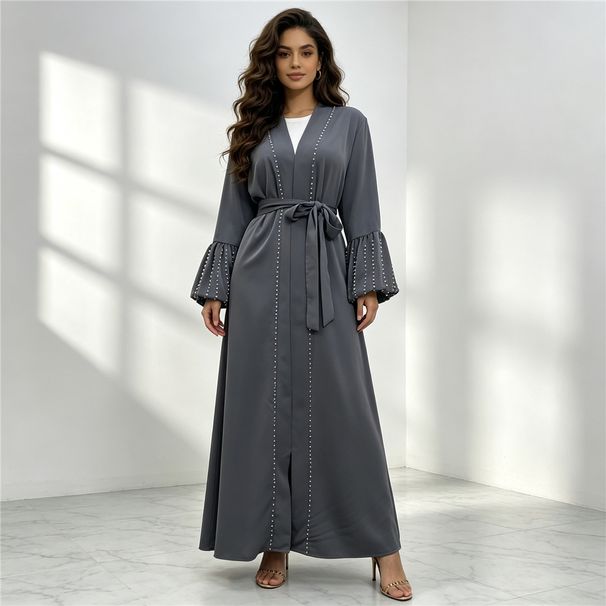 Abaya Ramadan Dubai Robe Femme Musulmane Turkey Kaftan Islamic Clothing Muslim For Women Kimono Caftan Cardigan_ecoleips.com