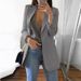 Cross-border Outerwear, European And American Professional Uniforms, Casual Cardigans With Patch Pockets, Women's_ecoleips.com