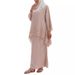 2025 Malay Exquisite Lace Muslim Two-piece Suit Dress_ecoleips.com