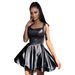 Women's Clothing Solid Color Corset Sexy Puffy Dress Summer_ecoleips.com