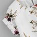 New 2024 Women's round Neck Top Floral Print Short Sleeved Irregular Design Fashionable Women's Clothing_ecoleips.com