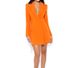 Women's Clothing High End Solid Color Slim Deep V Temperament Diamond Chain Tassel Suit Dress_ecoleips.com