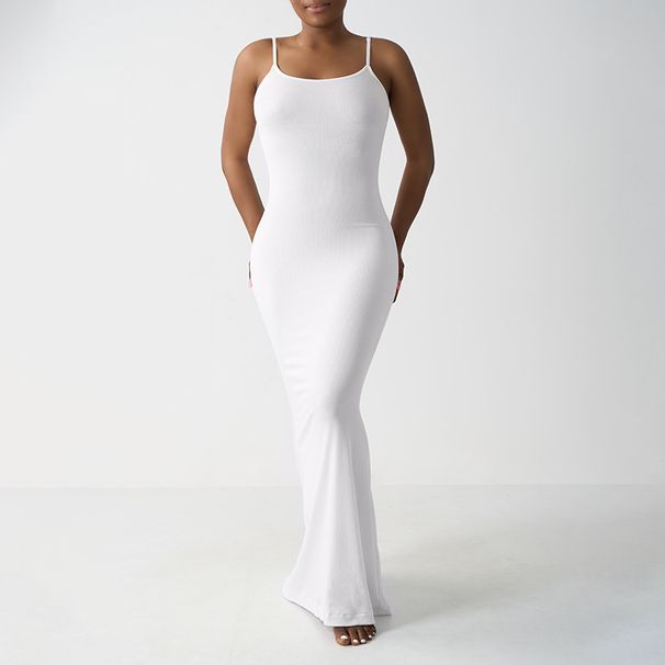 Women's Clothing New Summer Slim Modal Threaded Suspender Dress Ladies Private Clothes Celebrity Style_ecoleips.com