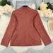 Women's Slim Fit Autumn Blazer Jacket - European Style Thickened Suit Coat For Office & Casual, Black/White/Khaki_ecoleips.com