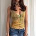 America Style Spicy Girl Slim Fit Ad Slimmig, Aciet Gree Leopard Strap, Lace Camisole, Backless Vest, Top For_ecoleips.com